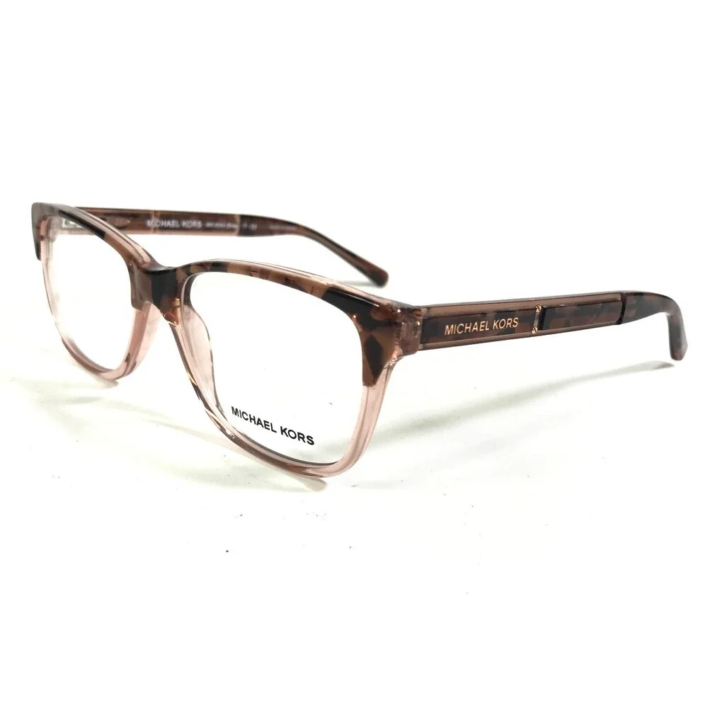 Michael Kors Eyeglasses Frames MK4044 3251 Bree Pink Tortoise Square 52-16-135